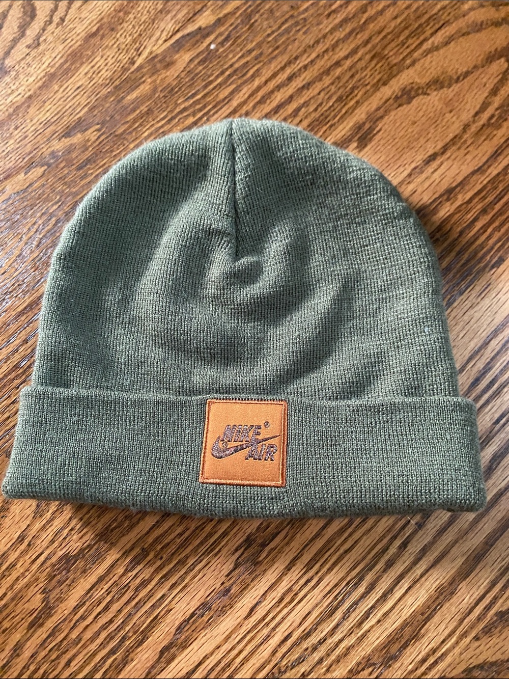Nike Air Olive Green Knit Beanie